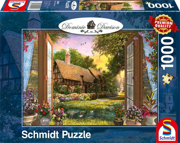 Schmidt Spiele (59591) - Dominic Davison: "View of the Cottage" - 1000 piezas