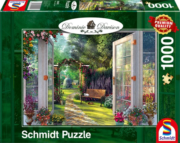 Schmidt Spiele (59592) - Dominic Davison: "View of the Enchanted Garden" - 1000 piezas