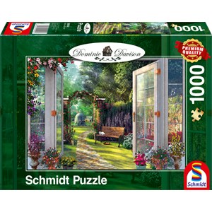 Schmidt Spiele (59592) - Dominic Davison: "View of the Enchanted Garden" - 1000 piezas