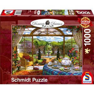 Schmidt Spiele (59593) - Dominic Davison: "View from the Conservatory" - 1000 piezas