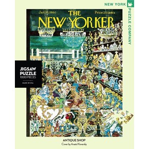 New York Puzzle Co (NPZNY1719) - "Anitque Shop" - 1000 piezas