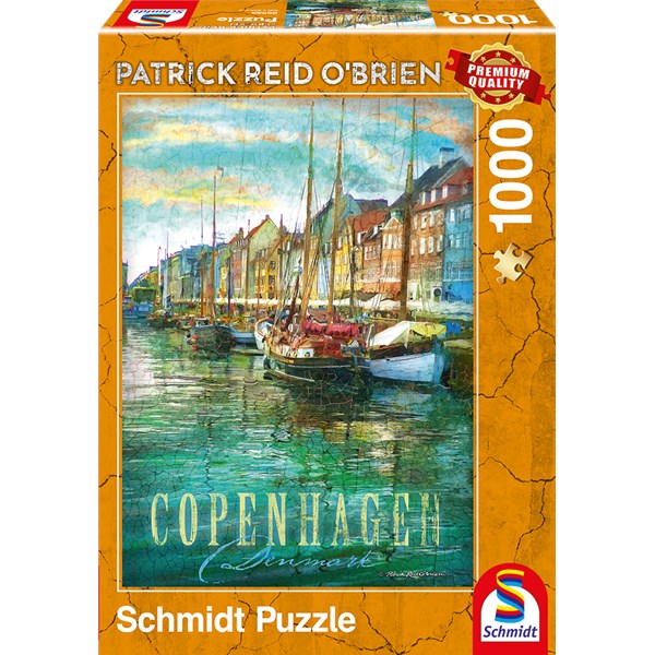 Schmidt Spiele (59583) - Patrick Reid O’Brien: "Copenhagen" - 1000 piezas