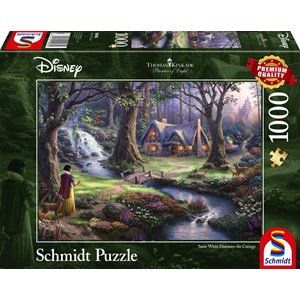 Schmidt Spiele (59485) - Thomas Kinkade: "Snow White" - 1000 piezas