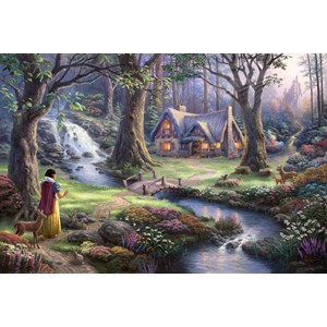 Schmidt Spiele (59485) - Thomas Kinkade: "Snow White" - 1000 piezas