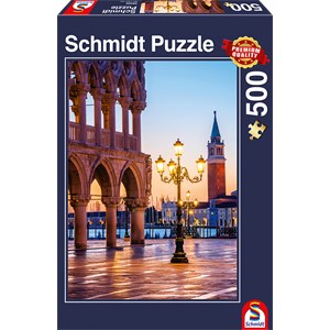 Schmidt Spiele (58320) - "An Evening at the Pizzetta, Venice" - 500 piezas