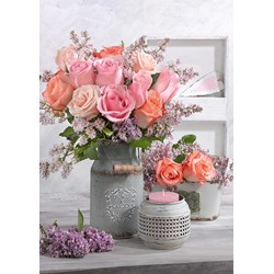 Schmidt Spiele (58314) - "Rustic Roses" - 1000 piezas