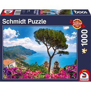 Schmidt Spiele (58329) - "View over the Amalfi Coast" - 1000 piezas