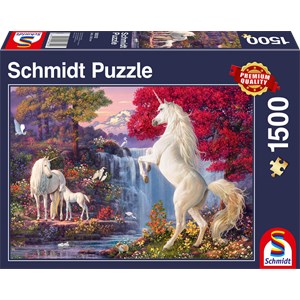 Schmidt Spiele (58312) - "Triumph of The Unicorns" - 1500 piezas