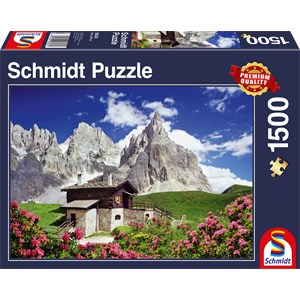 Schmidt Spiele (58323) - "Segantini Hut Dolomites" - 1500 piezas