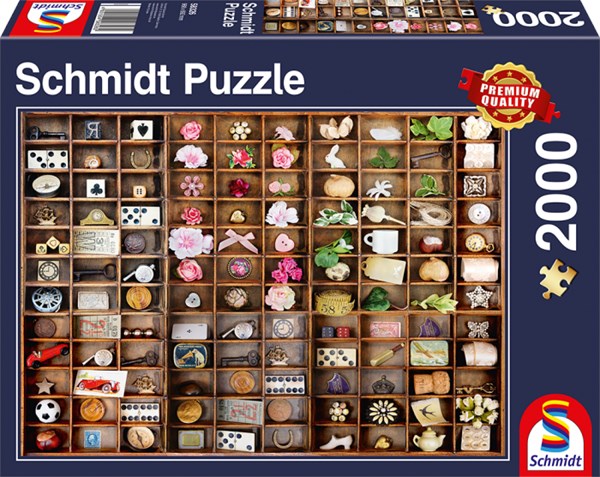 Schmidt Spiele (58326) - "Miniature Treasures" - 2000 piezas