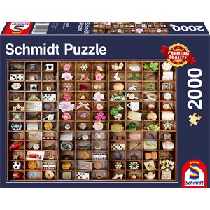 Schmidt Spiele (58326) - "Miniature Treasures" - 2000 piezas