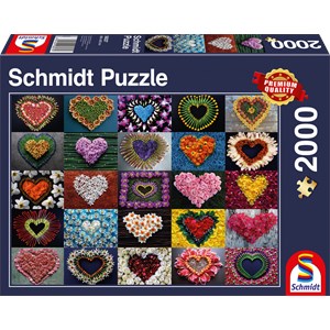 Schmidt Spiele (58327) - "Hearts for Madalene" - 2000 piezas