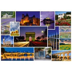 Schmidt Spiele (58340) - "Have a Holiday in France" - 1000 piezas