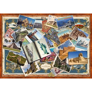 Schmidt Spiele (58343) - "Greetings from All Over the World" - 1500 piezas