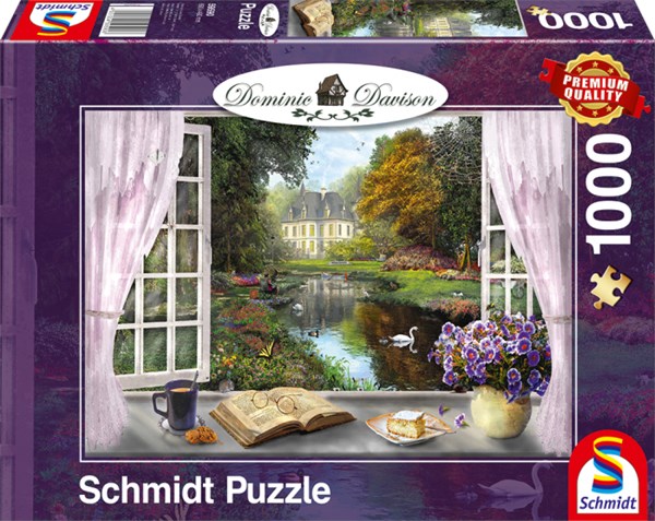 Schmidt Spiele (59590) - Dominic Davison: "View of the Castle Gardens" - 1000 piezas