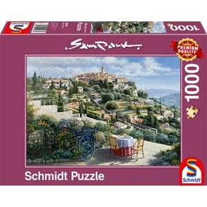 Schmidt Spiele (59483) - Sam Park: "St. Paul De Vence" - 1000 piezas