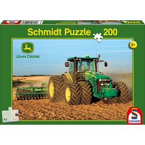 Schmidt Spiele (55526) - "Twin Tyre Tractor" - 200 piezas