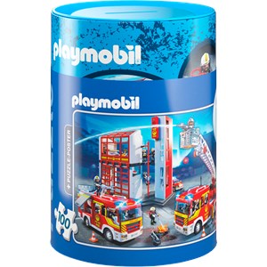 Schmidt Spiele (56914) - "Playmobil" - 100 piezas