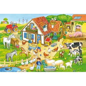 Schmidt Spiele (56917) - "Farmyard" - 60 piezas