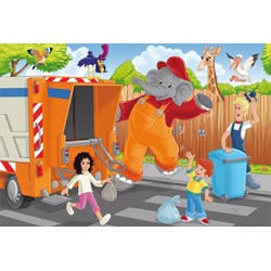 Schmidt Spiele (56207) - "Benjamin the Elephant in Action" - 24 piezas