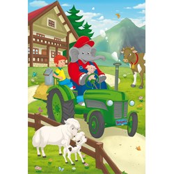 Schmidt Spiele (56207) - "Benjamin the Elephant in Action" - 24 piezas