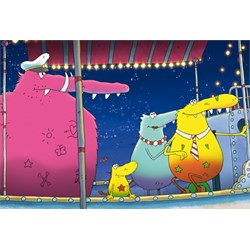 Schmidt Spiele (56226) - "On the road with Molly Monster" - 24 piezas