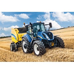 Schmidt Spiele (56214) - "New Holland T7 315 / T5 120 / FR 550" - 48 piezas