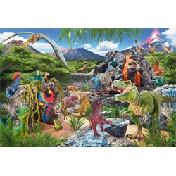 Schmidt Spiele (56192) - "Kingdom of the Dinosaurs" - 100 piezas