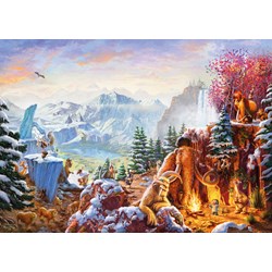 Schmidt Spiele (59481) - Thomas Kinkade: "Ice Age" - 1000 piezas