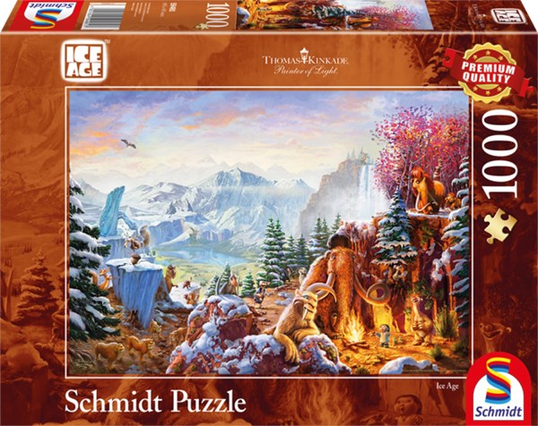 Schmidt Spiele (59481) - Thomas Kinkade: "Ice Age" - 1000 piezas
