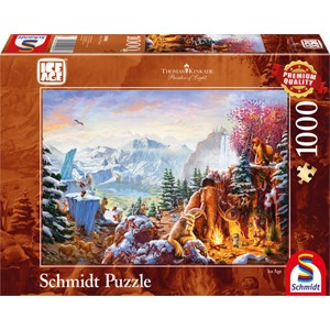 Schmidt Spiele (59481) - Thomas Kinkade: "Ice Age" - 1000 piezas