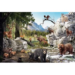 Schmidt Spiele (56239) - "The Animals of the Forest" - 40 piezas