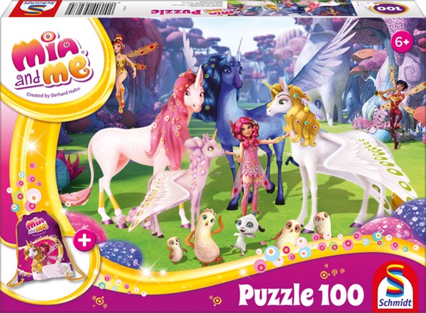 Schmidt Spiele (56267) - "Mia and Me" - 100 piezas