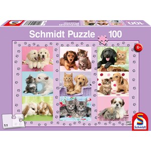 Schmidt Spiele (56268) - "My Animal Friends" - 100 piezas