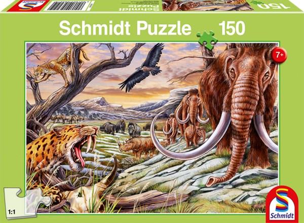 Schmidt Spiele (56251) - "Animals of the Ice Age" - 150 piezas