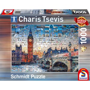 Schmidt Spiele (59579) - Charis Tsevis: "London" - 1000 piezas