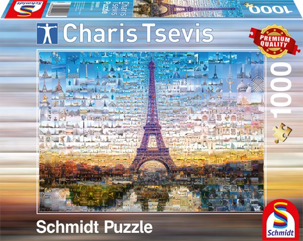 Schmidt Spiele (59580) - Charis Tsevis: "Paris" - 1000 piezas