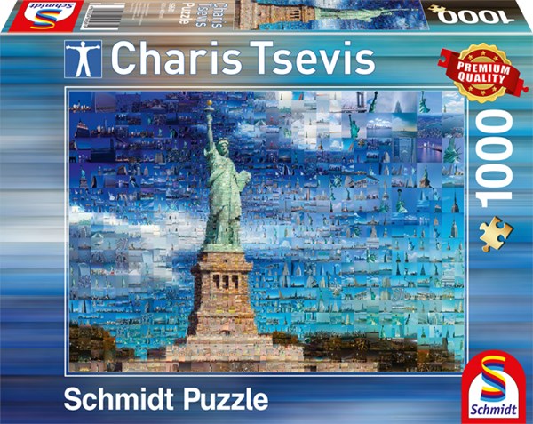 Schmidt Spiele (59581) - Charis Tsevis: "New York" - 1000 piezas