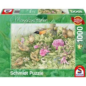 Schmidt Spiele (59571) - Marjolein Bastin: "Feast in the Meadow" - 1000 piezas