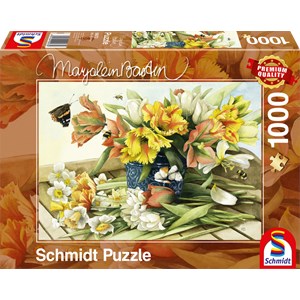 Schmidt Spiele (59573) - Marjolein Bastin: "Spring Blossoms" - 1000 piezas