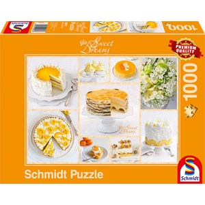 Schmidt Spiele (59574) - "Bright Yellow Coffee Table" - 1000 piezas