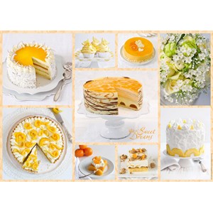 Schmidt Spiele (59574) - "Bright Yellow Coffee Table" - 1000 piezas