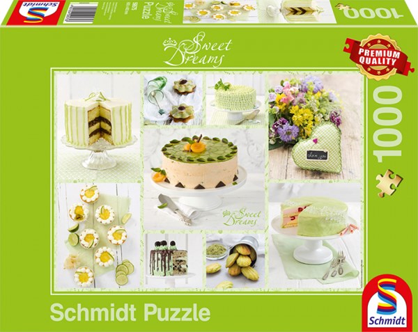 Schmidt Spiele (59575) - "Spring Green Cake Buffet" - 1000 piezas