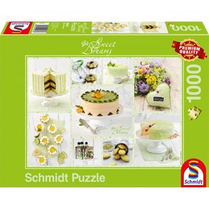 Schmidt Spiele (59575) - "Spring Green Cake Buffet" - 1000 piezas
