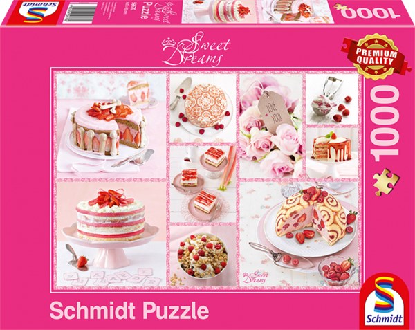 Schmidt Spiele (59576) - "Pink Pie Happiness" - 1000 piezas