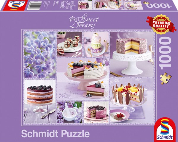 Schmidt Spiele (59577) - "Coffee Party in Lilac" - 1000 piezas