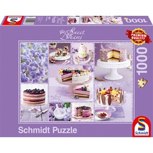 Schmidt Spiele (59577) - "Coffee Party in Lilac" - 1000 piezas