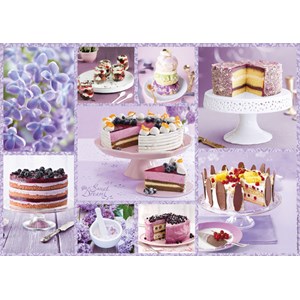 Schmidt Spiele (59577) - "Coffee Party in Lilac" - 1000 piezas
