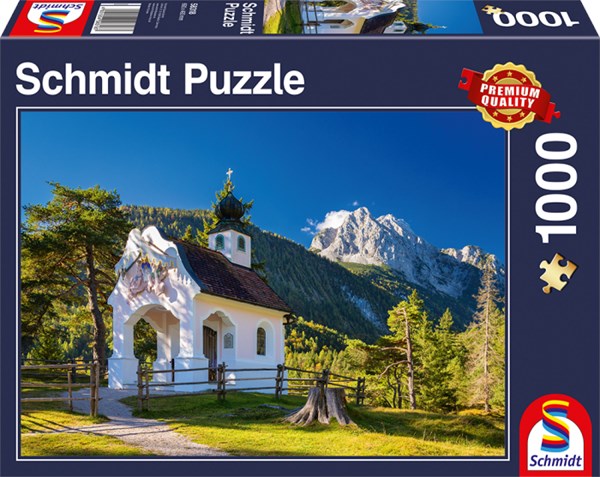 Schmidt Spiele (58318) - "Bavarian Chapel" - 1000 piezas
