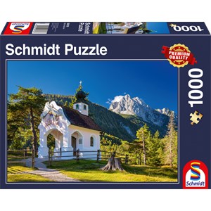 Schmidt Spiele (58318) - "Bavarian Chapel" - 1000 piezas